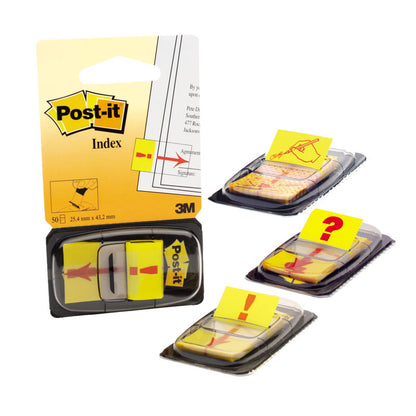 Post-it Signature sticky notes, 25.4 x 43.2 mm, 50 sheets