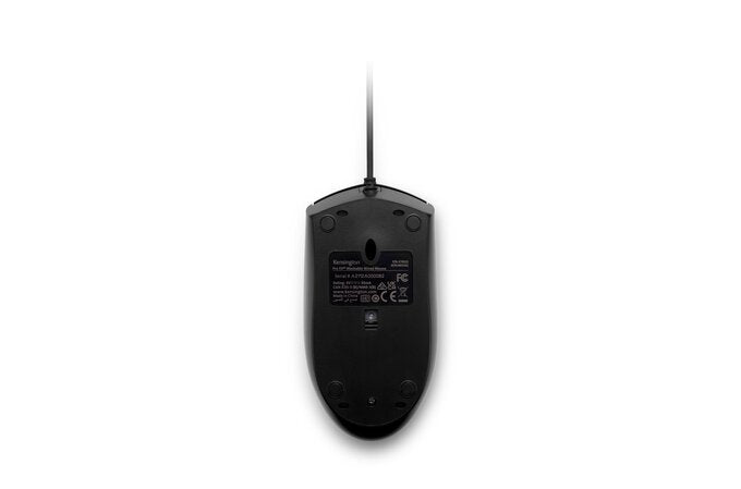 Mouse KENSINGTON Pro Fit, washable, with cable, black