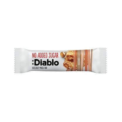 Muesli bar with hazelnuts, DIABLO, no added sugar, 30g