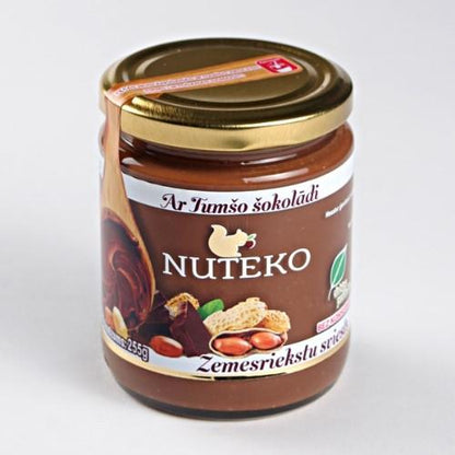 Žemės riešutų kremas NUTEGO, su šokoladu, 250 g