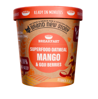 Instant oatmeal with mango and goji berries, 70 g