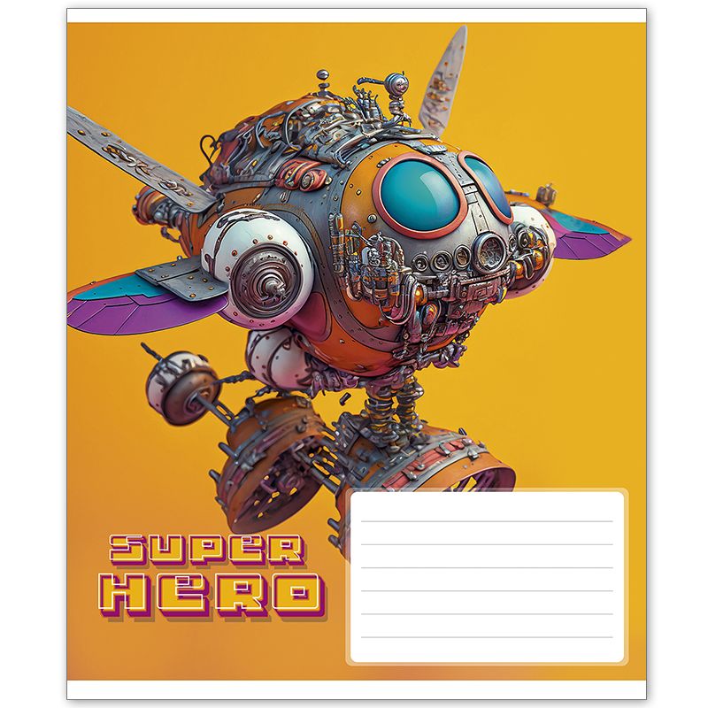 Notebook Schoolboy, A5, 12 sheets, 55 gsm, squared