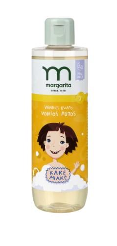 MARGARITA KAKĖS MAKĖS Vanilės kvapo vonios putos prieš miegą be SLS 250ml