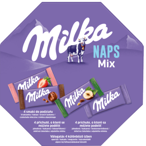 Šokoladiniai saldainiai MILKA Mix Single, 138 g