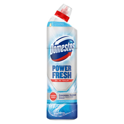 Toilet cleaner DOMESTOS Total Blast Ocean, 700 ml