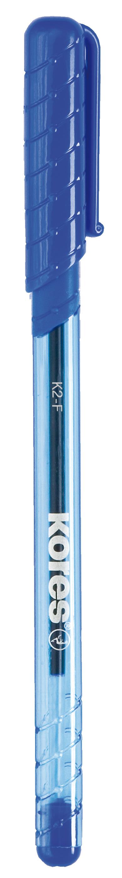 Tušinukas  KORES SUPER SLIDE K2 F 0,7 mm, mėlyna