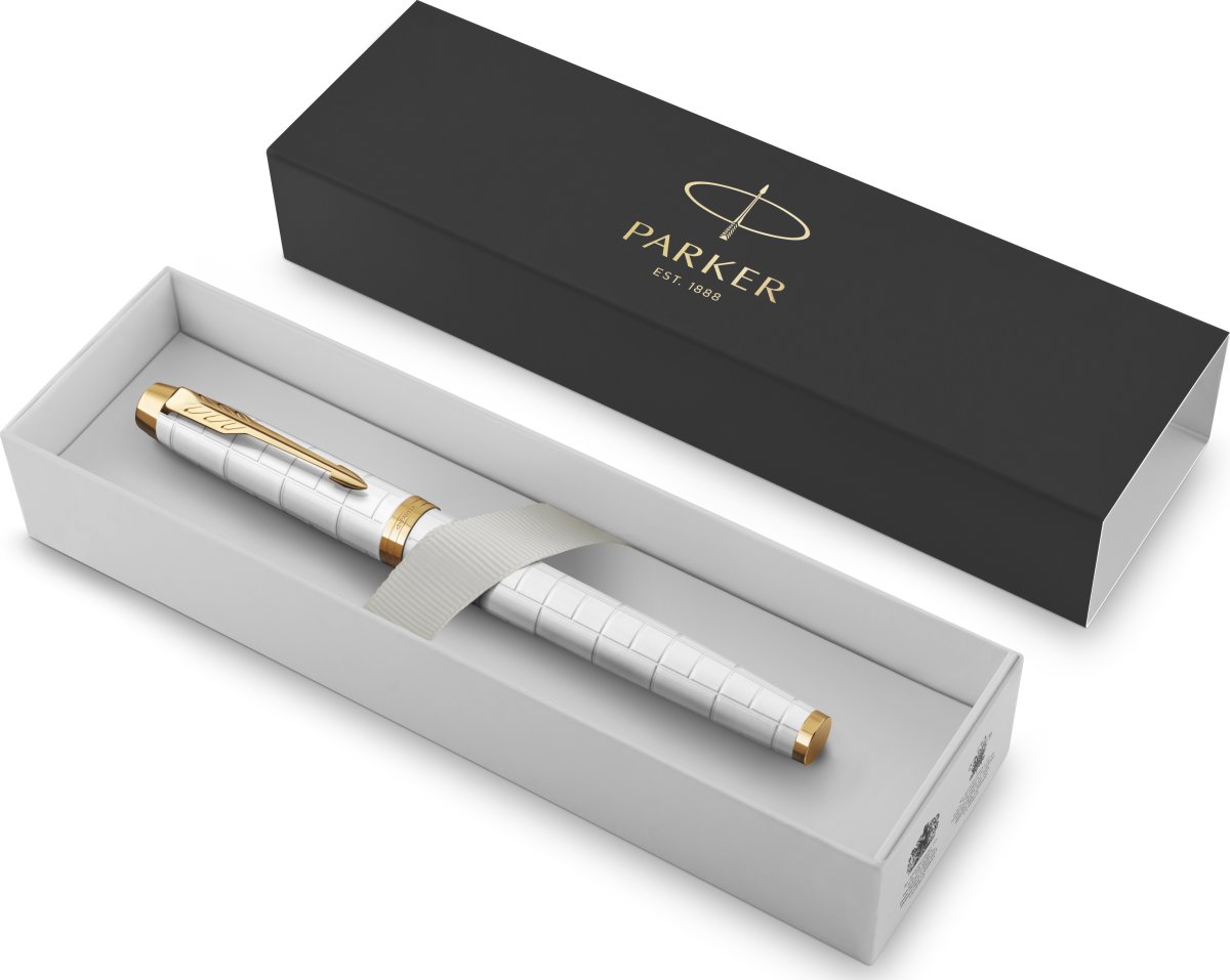 Fountain pen PARKER IM Premium Pearl Fine GT