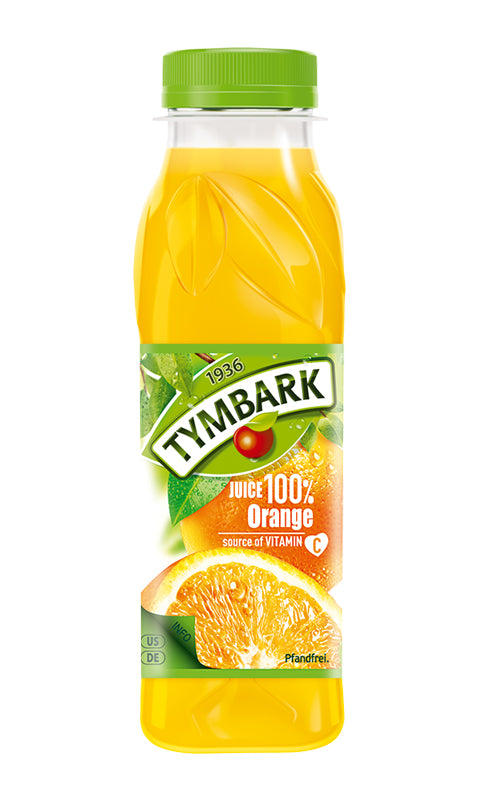 Sultys TYMBARK apelsinų 100 %, 0.3L, PET