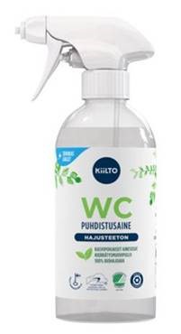Kiilto biodegradable toilet cleaner, spray 600ml, 58042