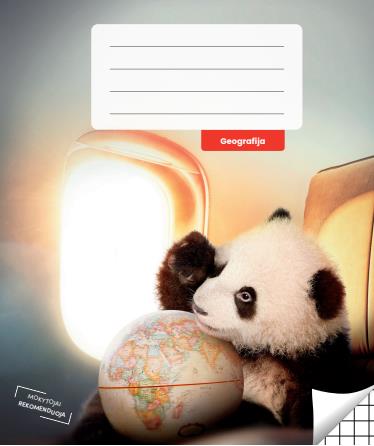 Geography notebook, boxed, 36 pages. Inner pages weight – 90 g/m2.
