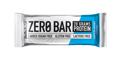 Protein bar BioTechUSA Zero Bar, chocolate, with coconut, 50 g