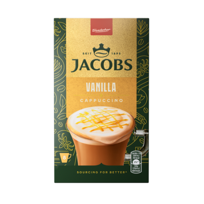 Kavos gėrimas JACOBS Cappuccino Vanilla, 96 g