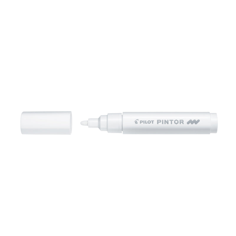 Permanent marker PILOT PINTOR 1.4 mm, round tip, white