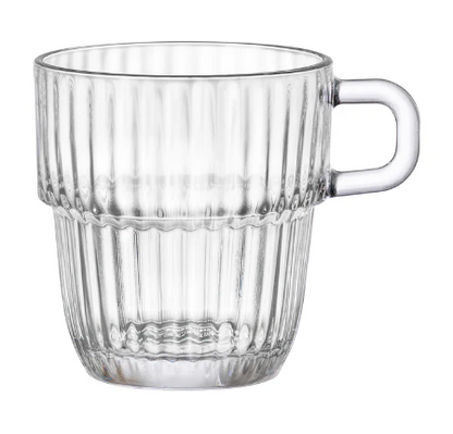 Mug BARSHINE, glass, 89 ml, H 6.5 cm, D 7.6 cm, pcs.