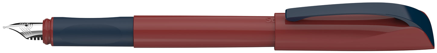 Fountain pen SCHNEIDER Xpect, plastic body, dark red, also suitable for left-handed people