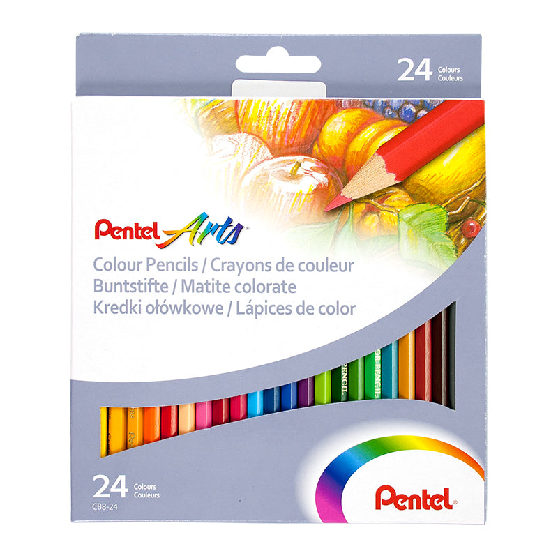 Colored pencils PENTEL ARTS CB8 24 colors