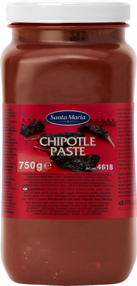 Aitriųjų paprikų Chipotle pasta SANTA MARIA, 750 g
