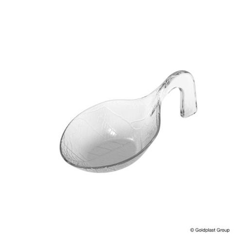 Buffet spoons CLOROFILLA, PS, transparent, 12 ml, D 9.8 cm, H 2 cm, 30 pcs.