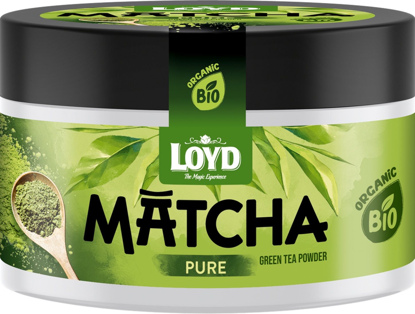 Ekologiški žaliosios arbatos milteliai LOYD Matcha, 40 g LT-EKO-001