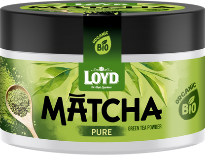 Ekologiški žaliosios arbatos milteliai LOYD Matcha, 40 g LT-EKO-001
