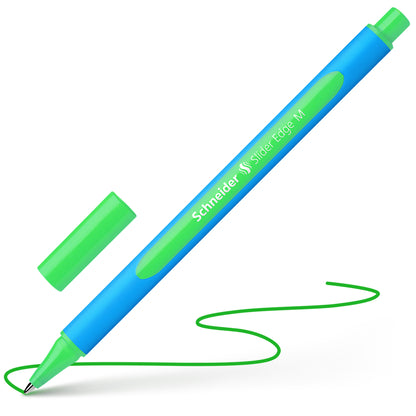 Tušinukas SCHNEIDER SLIDER EDGE, M 0,7 mm., žalia
