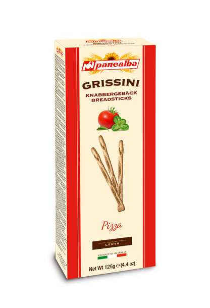 Duonos lazdelės GRISSINI, picos skonio, 125 g
