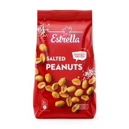Roasted peanuts ESTRELLA, with salt, 240 g