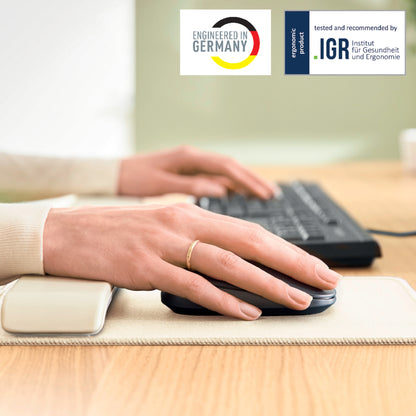 Mouse pad Leitz Ergo with adjustable wrist rest, gray