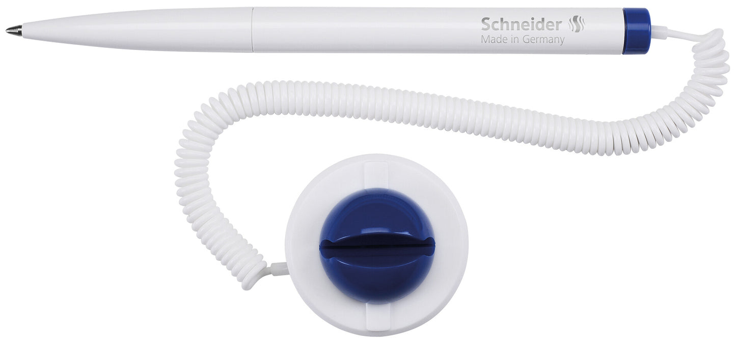 Tušinukas su stoveliu SCHNEIDER KLICK-FIX-PEN, 1,0 mm, mėlyna