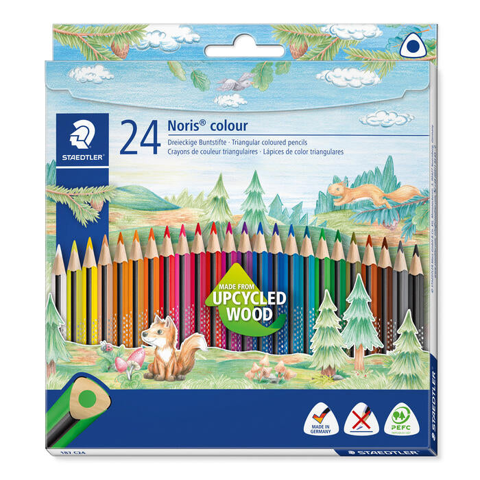 Staedtler NORIS colored pencils, 24 colors 