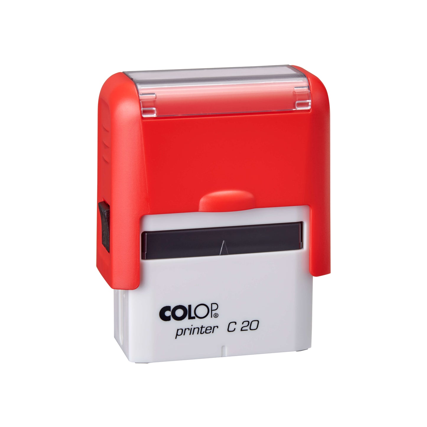 Stamp COLOP Printer C20, red body, blue pad