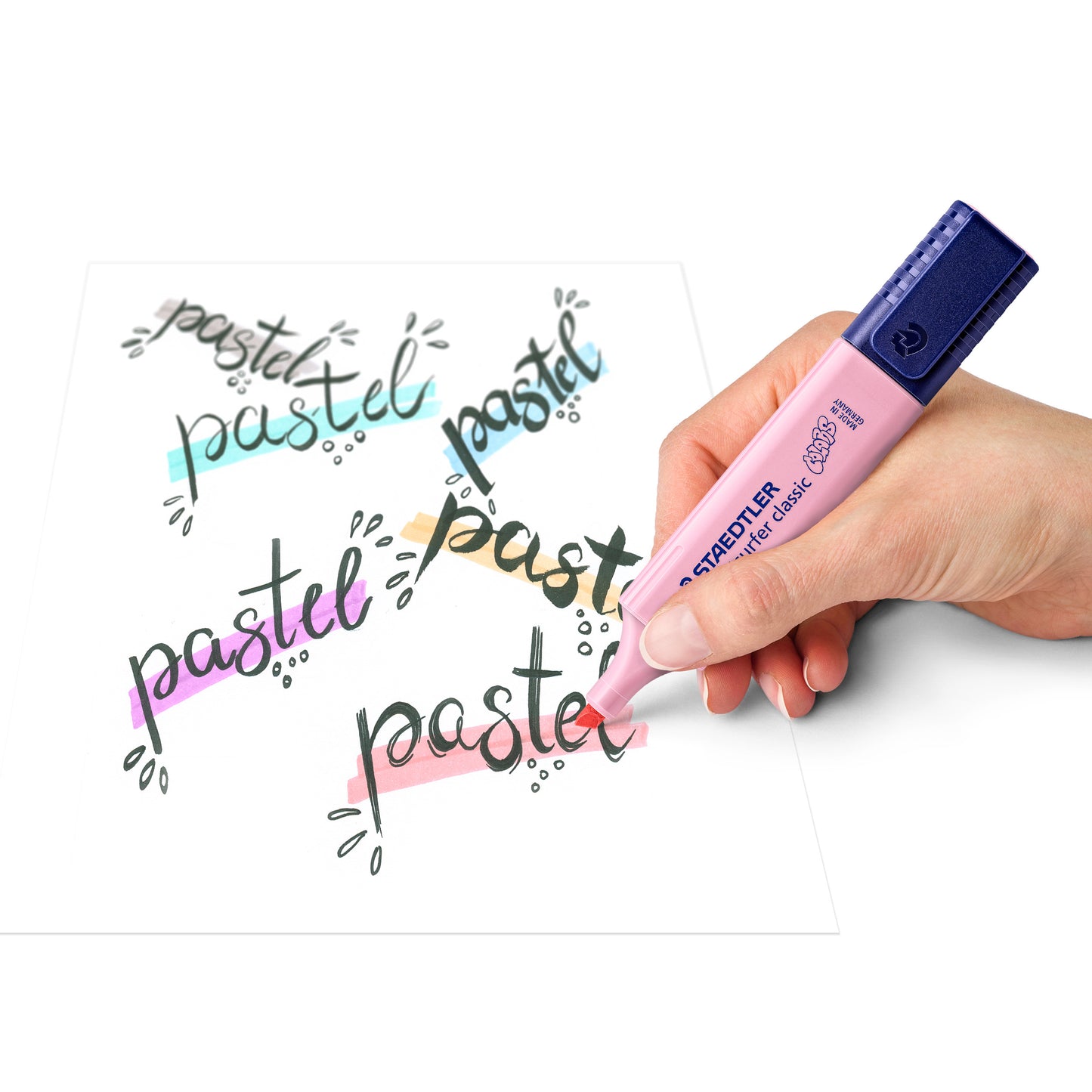 Teksto žymeklių rinkinys STAEDTLER Textsurfer 364C, 4 spalvos