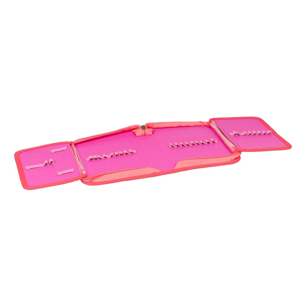 Shaped pencil case with one compartment, two flaps SMART HP-04 "BeYoutiful!", purple