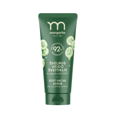 Facial scrub MARGARITA, with cucumber, 75 ml