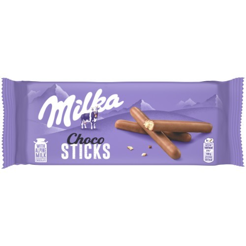Sausainiai MILKA, Lila Stix, 112 g