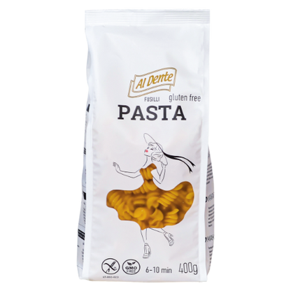Corn pasta AL DENTE, spirals, gluten-free, 400g
