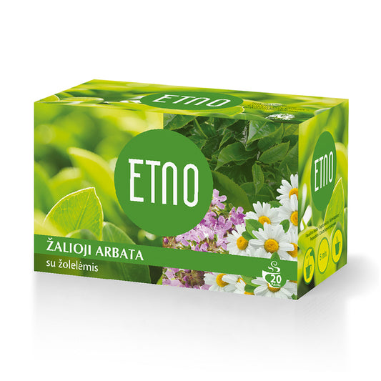 Green tea ETNO with herbs, 20 x 2 g