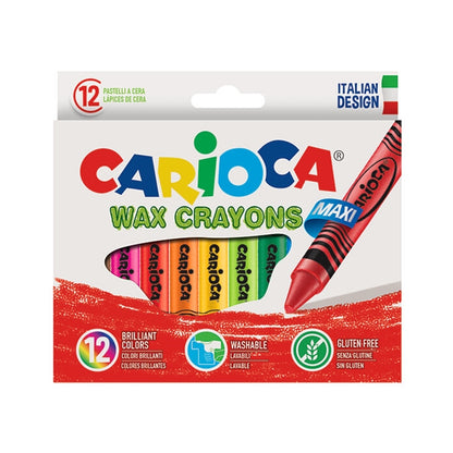 Wax crayons CARIOCA Maxi, 12 pcs.