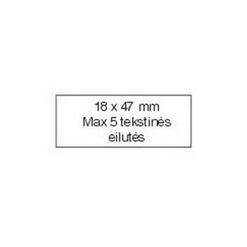 Antspaudas COLOP Printer 30, 18x47 mm su polimeru