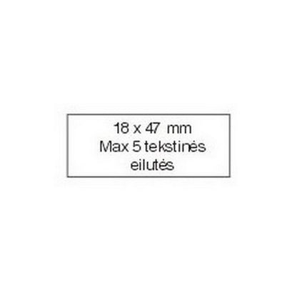 Antspaudas COLOP Printer 30, 18x47 mm su polimeru