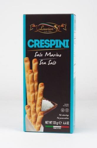 Breadsticks grissini LAURIERI, with sea salt, 125 g