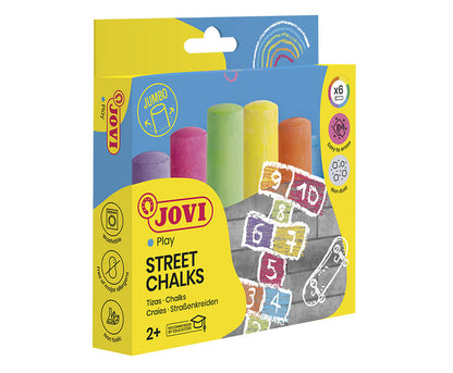Spalvota kreida JOVI Classcolor Street, 6 spalvos