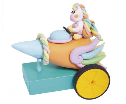 Crazy racing cars JOVITECH set. Pastel colors