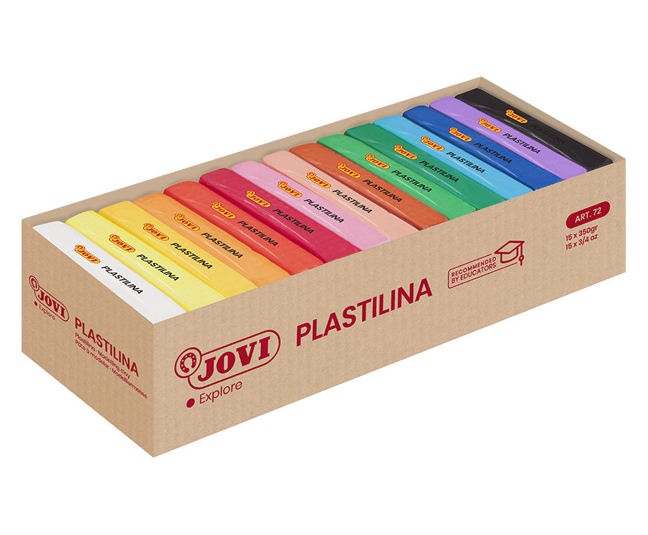Plasticine JOVI, 350 g, various colors