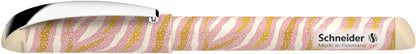 Fountain pen SCHNEIDER Glam, plastic colored body, blue ink, suitable for right-handed and left-handed people