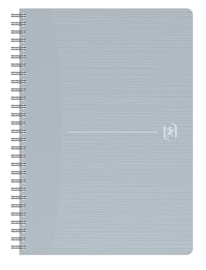 Perdirbtas sąsiuvinis su spirale OXFORD Rec’Up, A5, 90 lapų, 90 gsm, langeliais