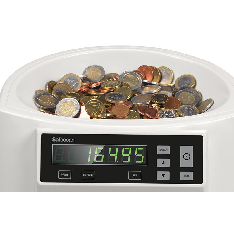 Automatic Euro coin counting and sorting machine SAFESCAN 1250