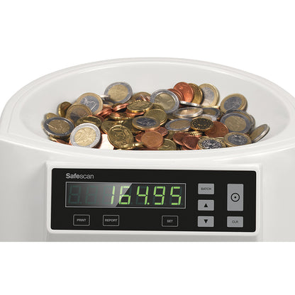 Automatic Euro coin counting and sorting machine SAFESCAN 1250