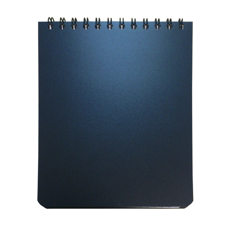 Notebook with spiral top SMLT, A7, plastic cover, 60 sheets, with cells