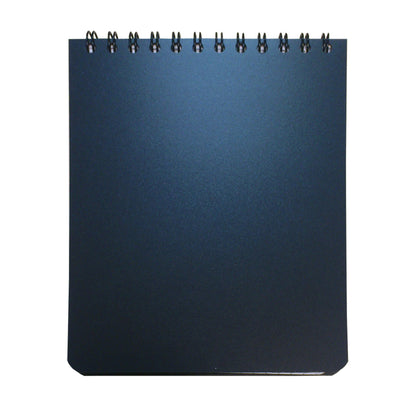 Notebook with spiral top SMLT, A7, plastic cover, 60 sheets, with cells